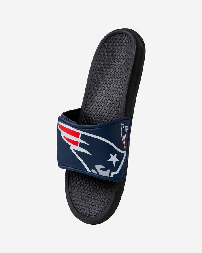 New England Patriots Cropped Big Logo Slide FOCO - FOCO.com