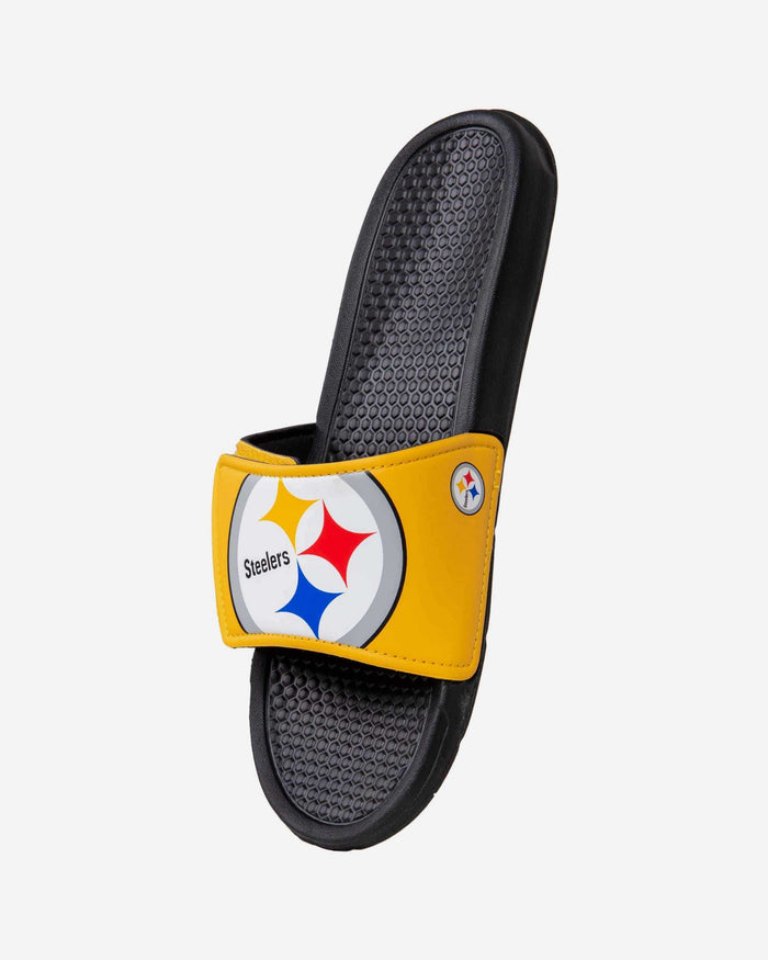 Pittsburgh Steelers Cropped Big Logo Slide FOCO - FOCO.com