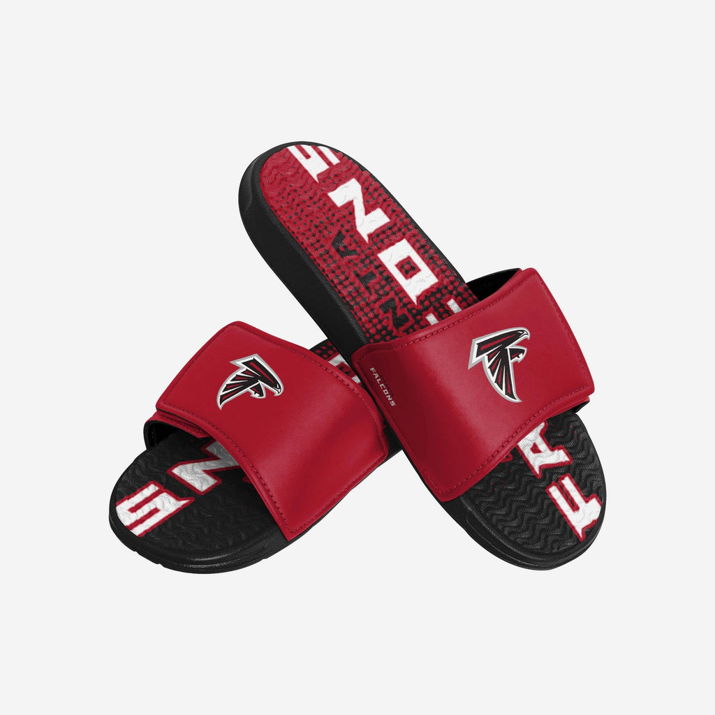 Atlanta Falcons Gradient Wordmark Gel Slide FOCO