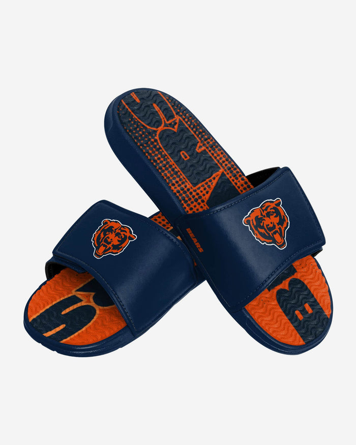 Chicago Bears Gradient Wordmark Gel Slide FOCO - FOCO.com