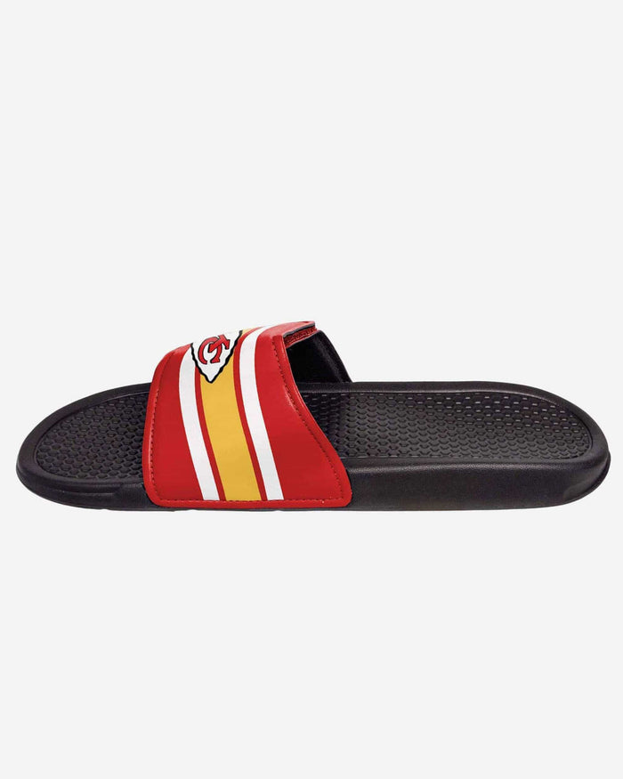 Kansas City Chiefs Stripe Legacy Sport Slide FOCO - FOCO.com