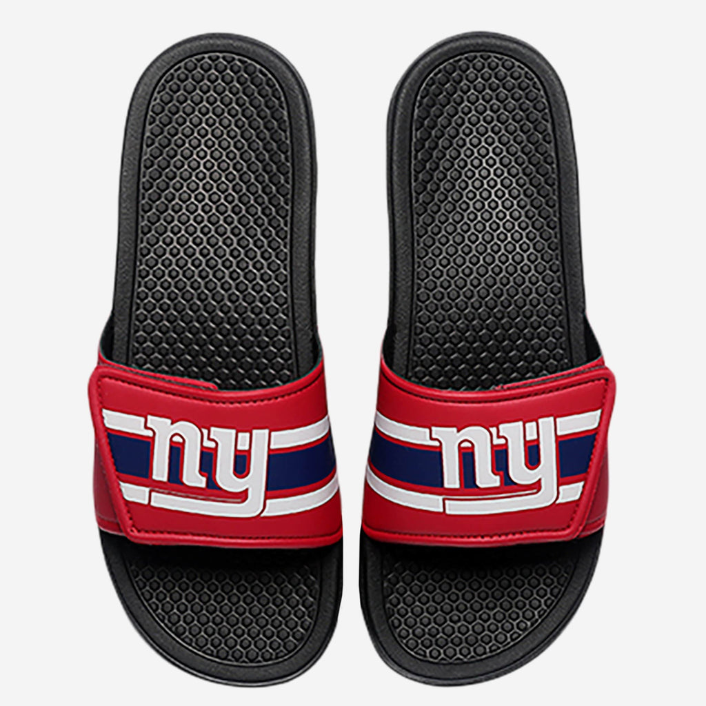 New York Giants Stripe Legacy Sport Slide FOCO S - FOCO.com