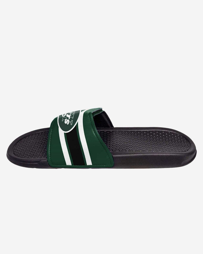 New York Jets Stripe Legacy Sport Slide FOCO - FOCO.com