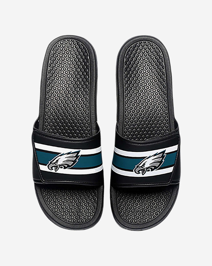 Philadelphia Eagles Stripe Legacy Sport Slide FOCO S - FOCO.com