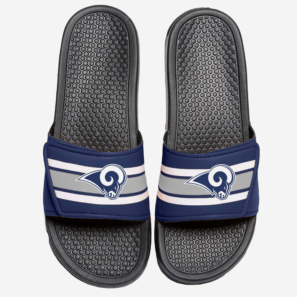 Los Angeles Rams Stripe Legacy Sport Slide FOCO S - FOCO.com