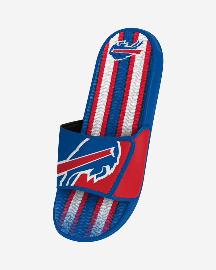 Buffalo Bills Team Stripe Gel Slide FOCO - FOCO.com