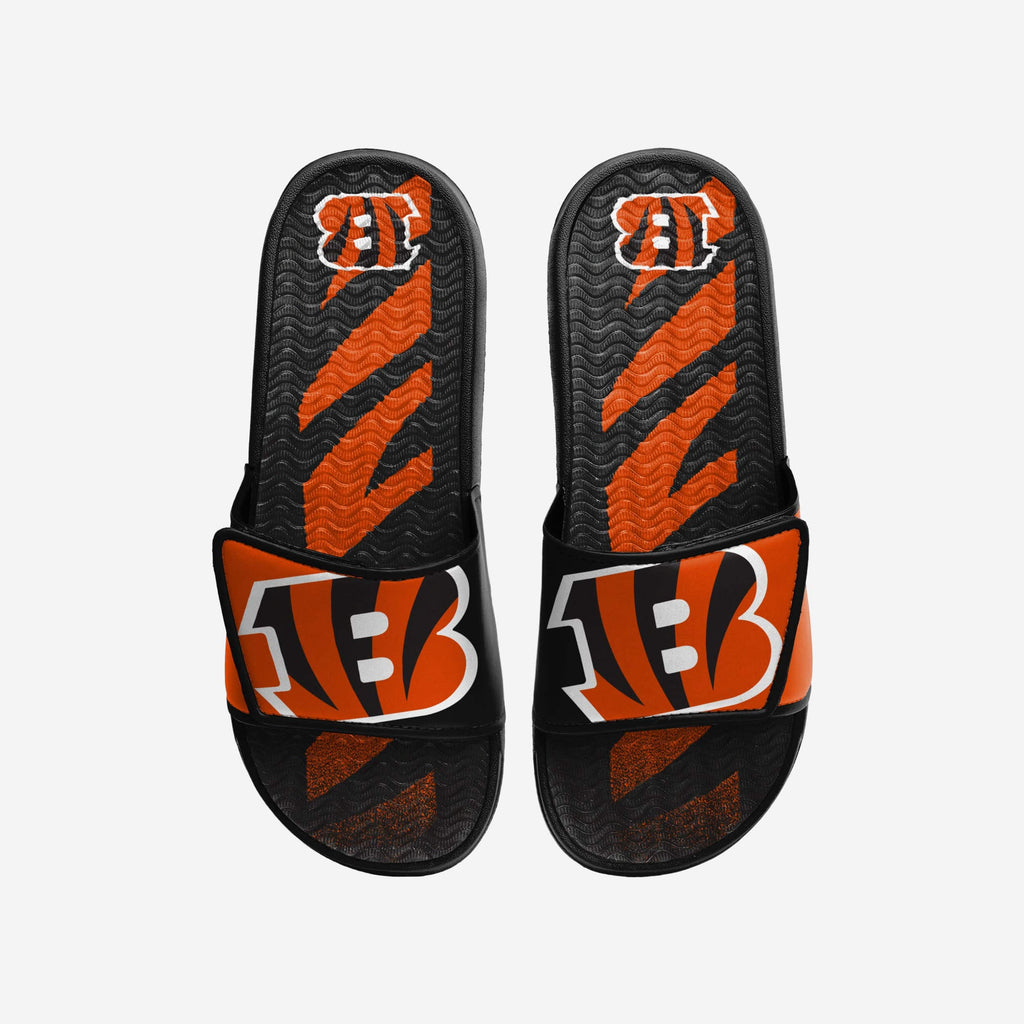 Cincinnati Bengals Team Stripe Gel Slide FOCO S - FOCO.com
