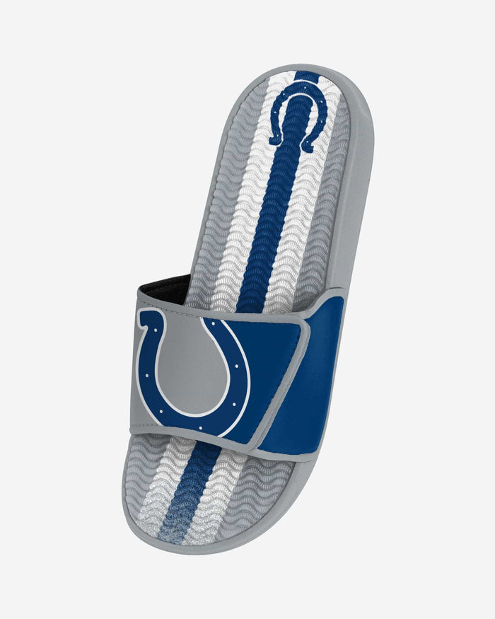 Indianapolis Colts Team Stripe Gel Slide FOCO - FOCO.com