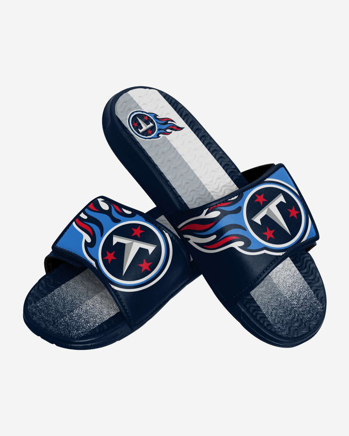 Tennessee Titans Team Stripe Gel Slide FOCO - FOCO.com