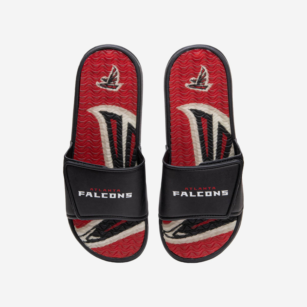 Atlanta Falcons Wordmark Gel Slide FOCO S - FOCO.com