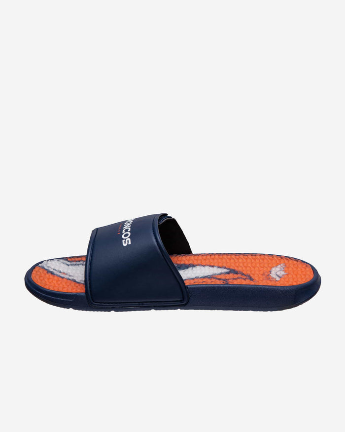 Denver Broncos Wordmark Gel Slide FOCO - FOCO.com