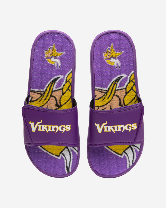 Minnesota Vikings Wordmark Gel Slide FOCO S - FOCO.com