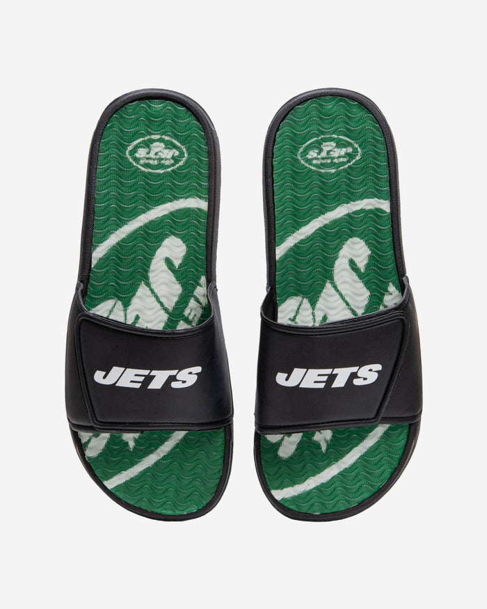 New York Jets Wordmark Gel Slide FOCO S - FOCO.com