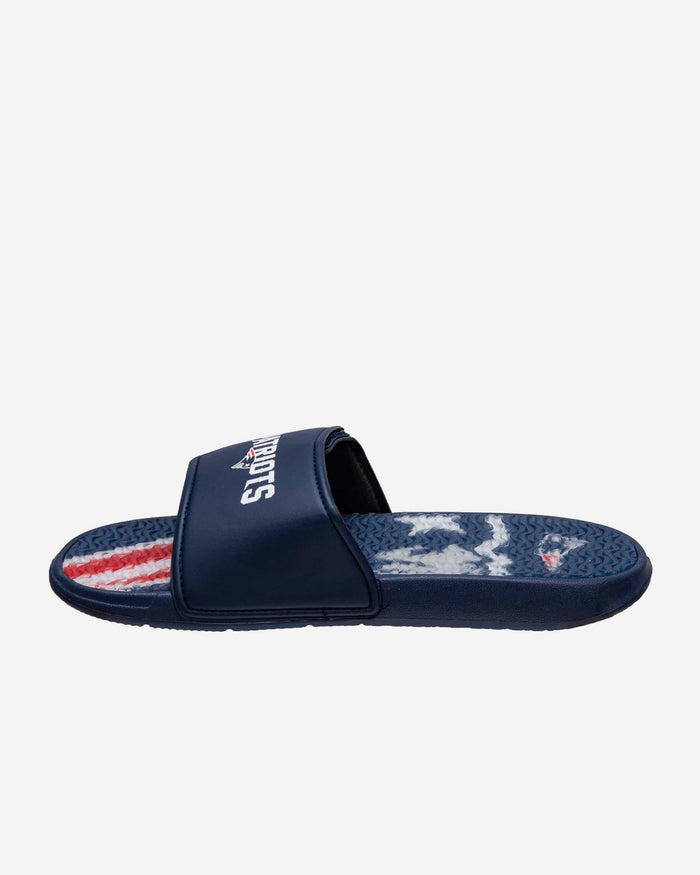 New England Patriots Wordmark Gel Slide FOCO - FOCO.com