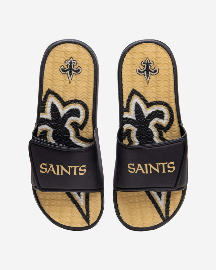 New Orleans Saints Wordmark Gel Slide FOCO S - FOCO.com