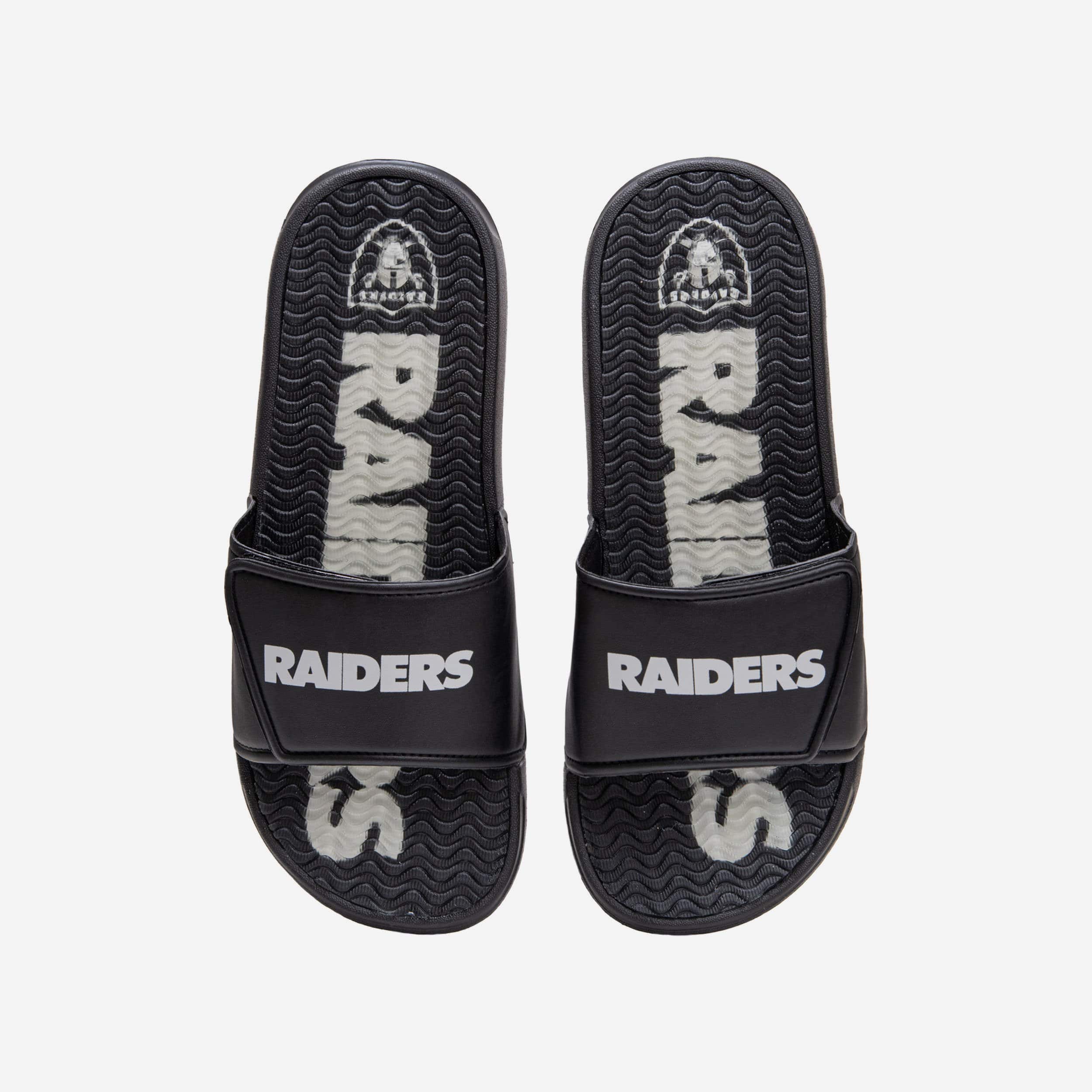Las Vegas Raiders Wordmark Gel Slide FOCO display picture 3