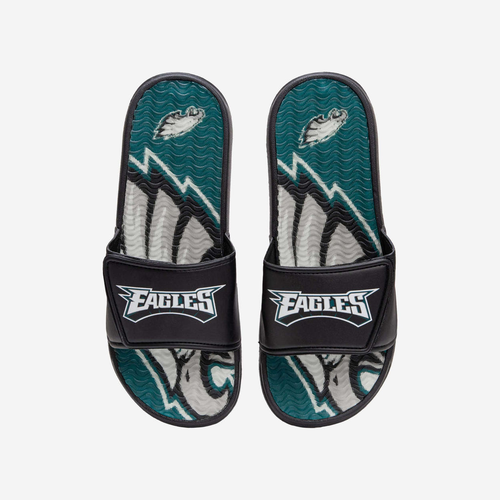 Philadelphia Eagles Wordmark Gel Slide FOCO S - FOCO.com