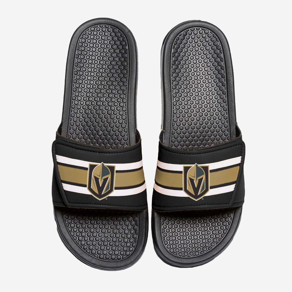 Vegas Golden Knights Stripe Legacy Sport Slide FOCO S - FOCO.com