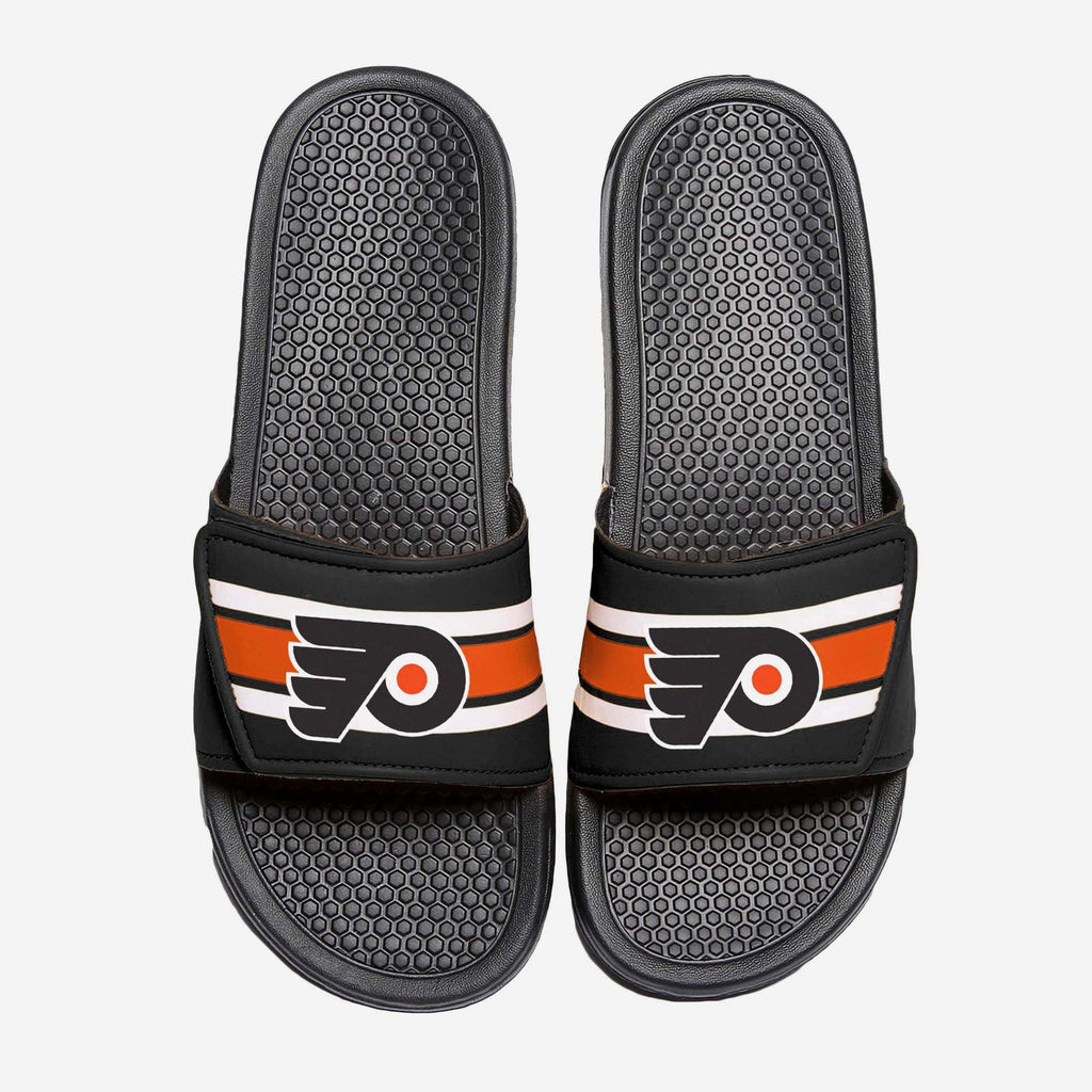 Philadelphia Flyers Stripe Legacy Sport Slide FOCO S - FOCO.com