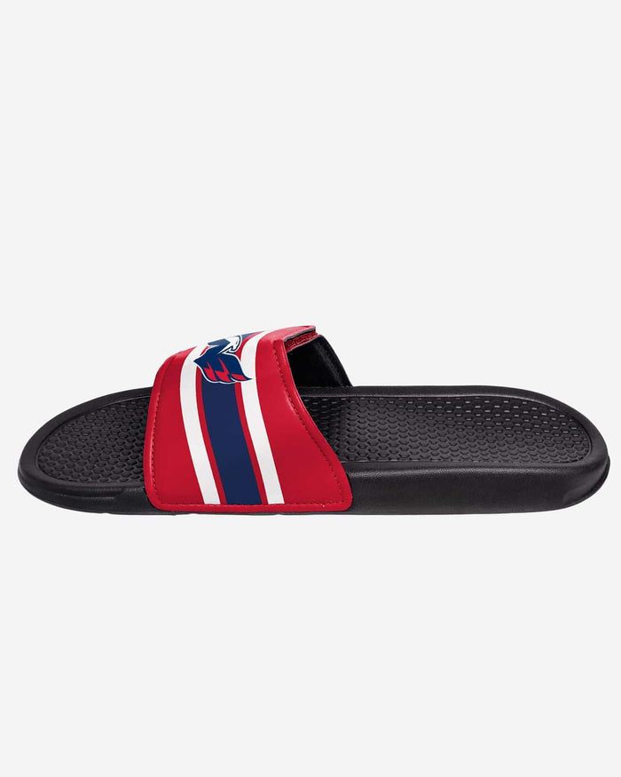 Washington Capitals Stripe Legacy Sport Slide FOCO - FOCO.com