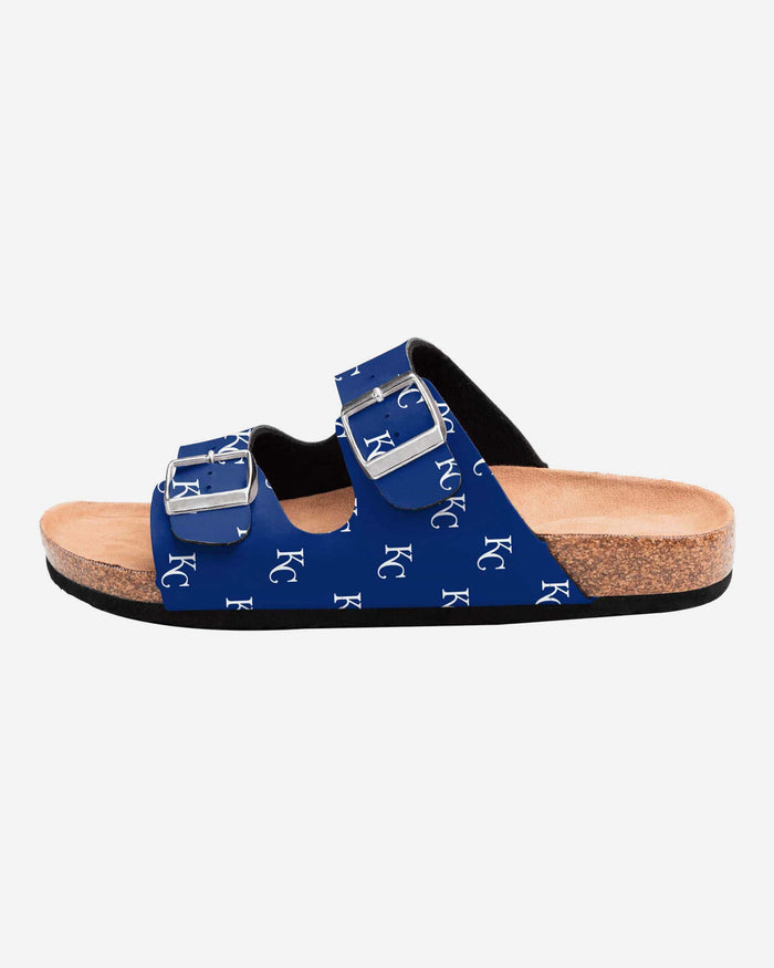 Kansas City Royals Womens Team Logo Double Buckle Sandal FOCO - FOCO.com