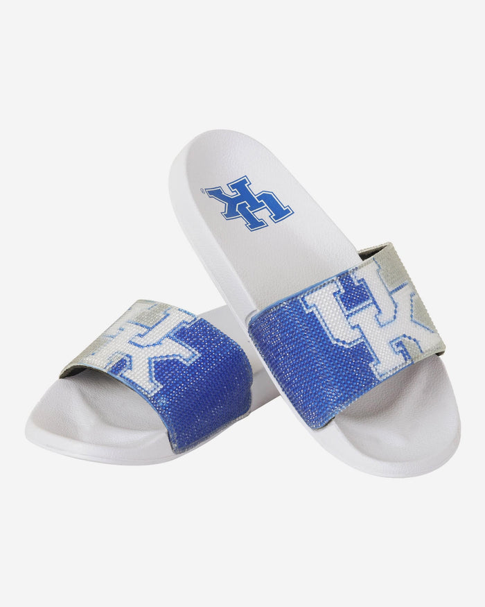 Kentucky Wildcats Womens Big Logo Shimmer Slide FOCO - FOCO.com