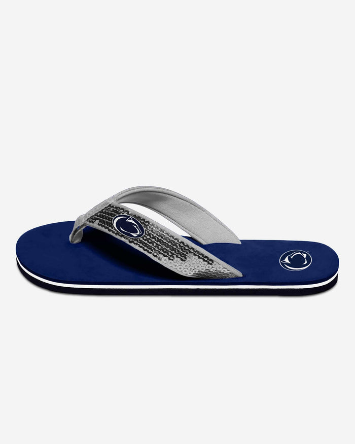 Penn State Nittany Lions Womens Sequin Flip Flop FOCO - FOCO.com