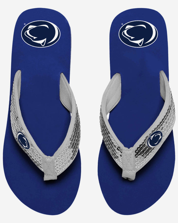 Penn State Nittany Lions Womens Sequin Flip Flop FOCO - FOCO.com