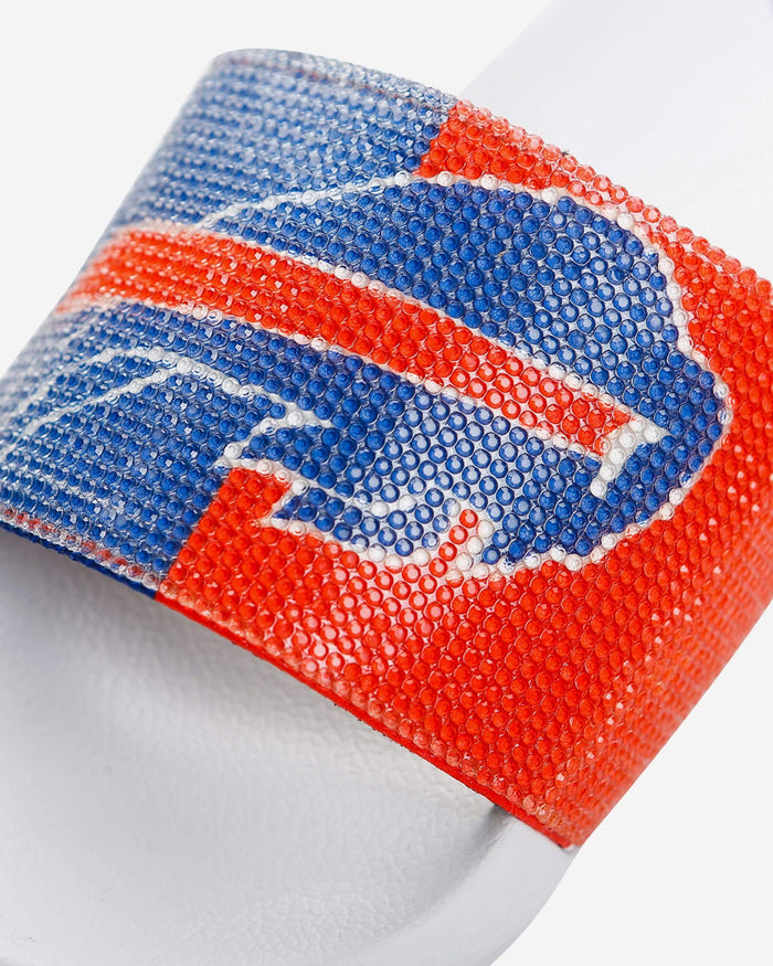 Buffalo Bills Womens Big Logo Shimmer Slide FOCO - FOCO.com