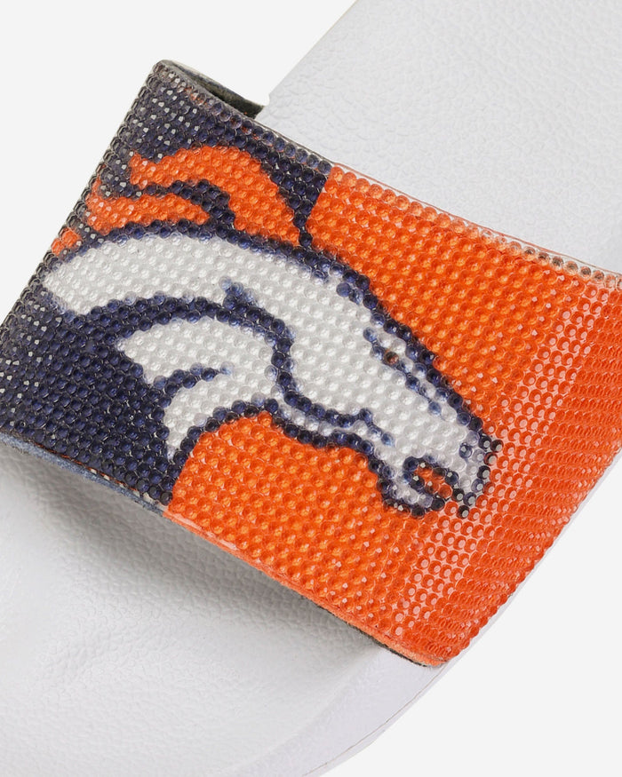 Denver Broncos Womens Big Logo Shimmer Slide FOCO - FOCO.com