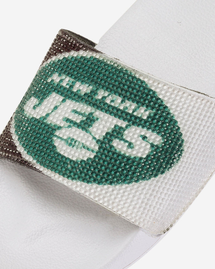 New York Jets Womens Big Logo Shimmer Slide FOCO - FOCO.com