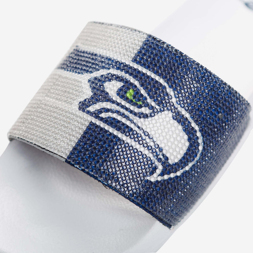Seattle Seahawks Womens Big Logo Shimmer Slide FOCO