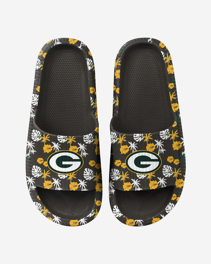 Green Bay Packers Womens Floral Pillow Slide FOCO S - FOCO.com