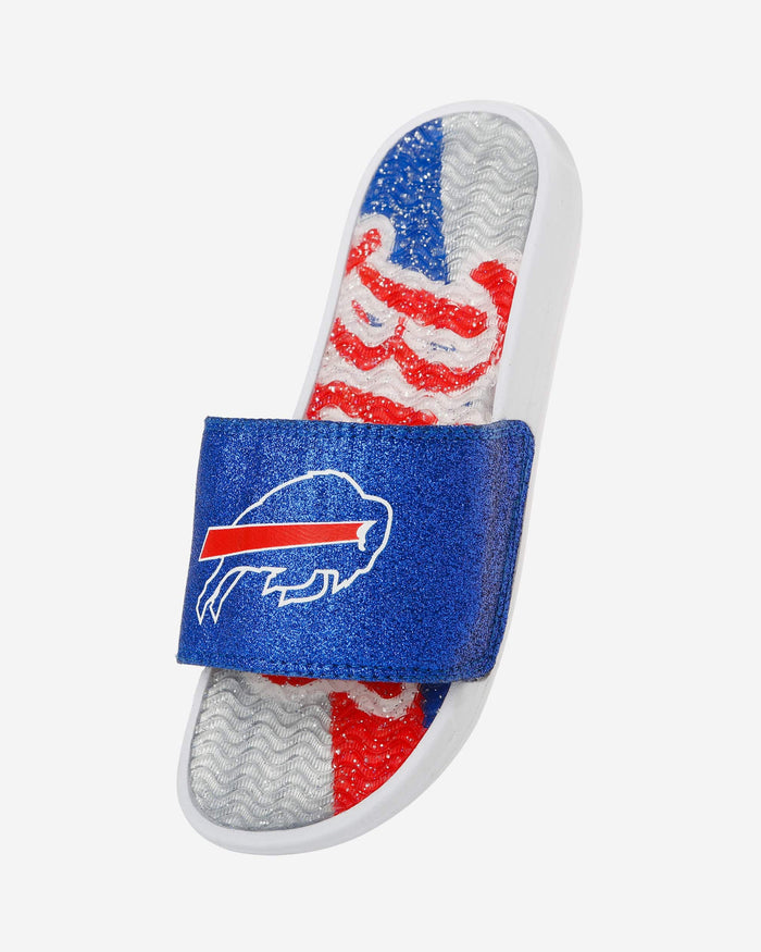 Buffalo Bills Womens Glitter Gel Slide FOCO - FOCO.com