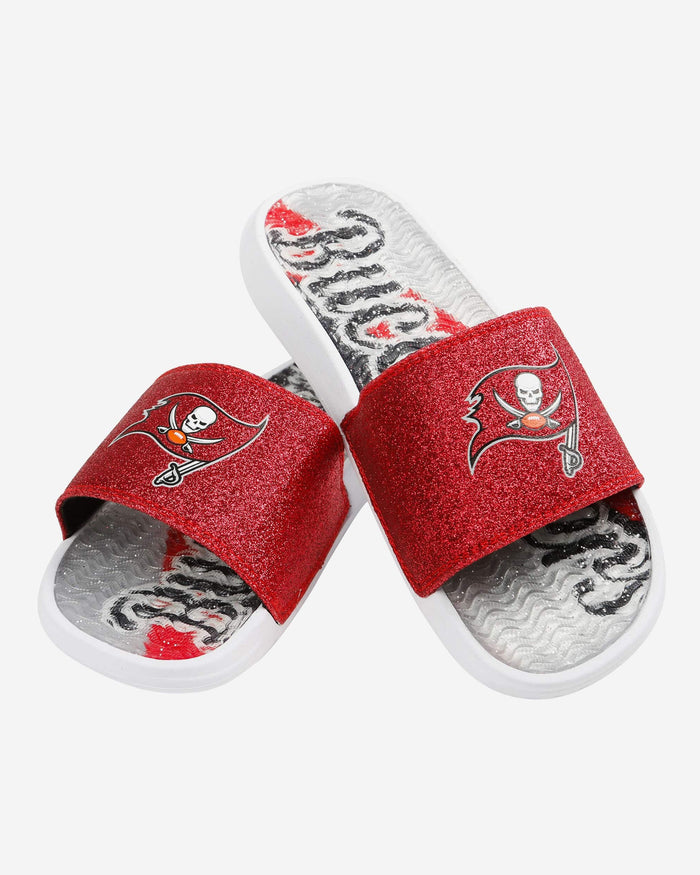 Tampa Bay Buccaneers Womens Glitter Gel Slide FOCO - FOCO.com
