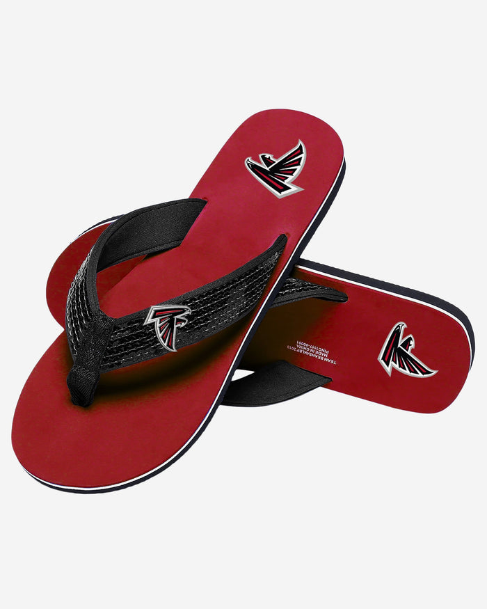Atlanta Falcons Womens Sequin Flip Flop FOCO - FOCO.com
