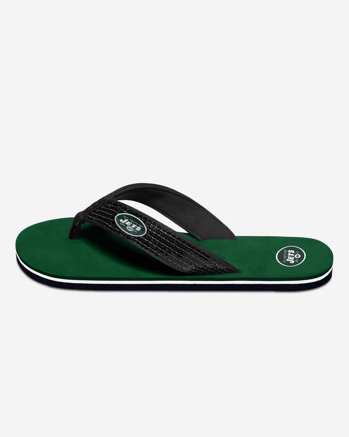 New York Jets Womens Original Sequin Flip Flop FOCO - FOCO.com