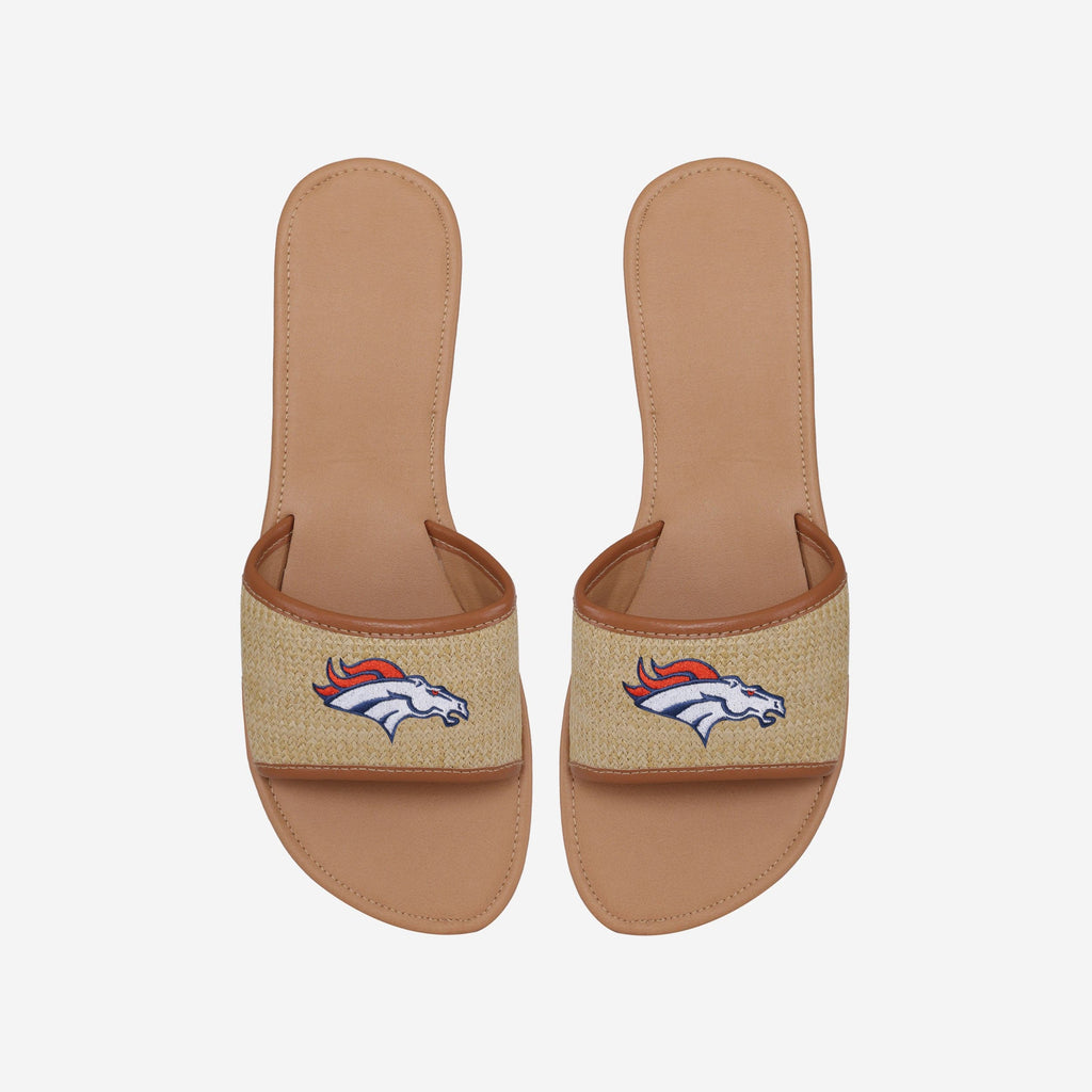 Denver Broncos Womens Straw Slide FOCO S - FOCO.com