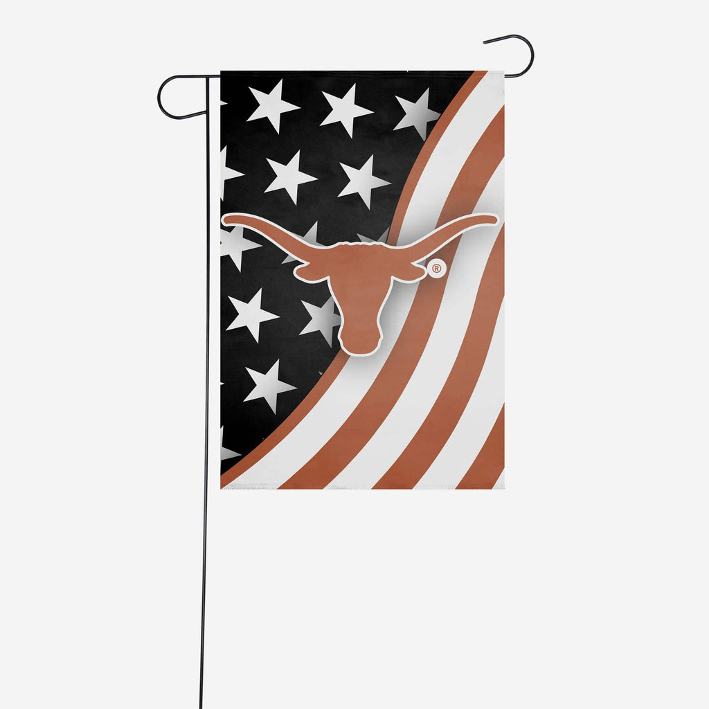 Texas Longhorns Americana Garden Flag FOCO - FOCO.com