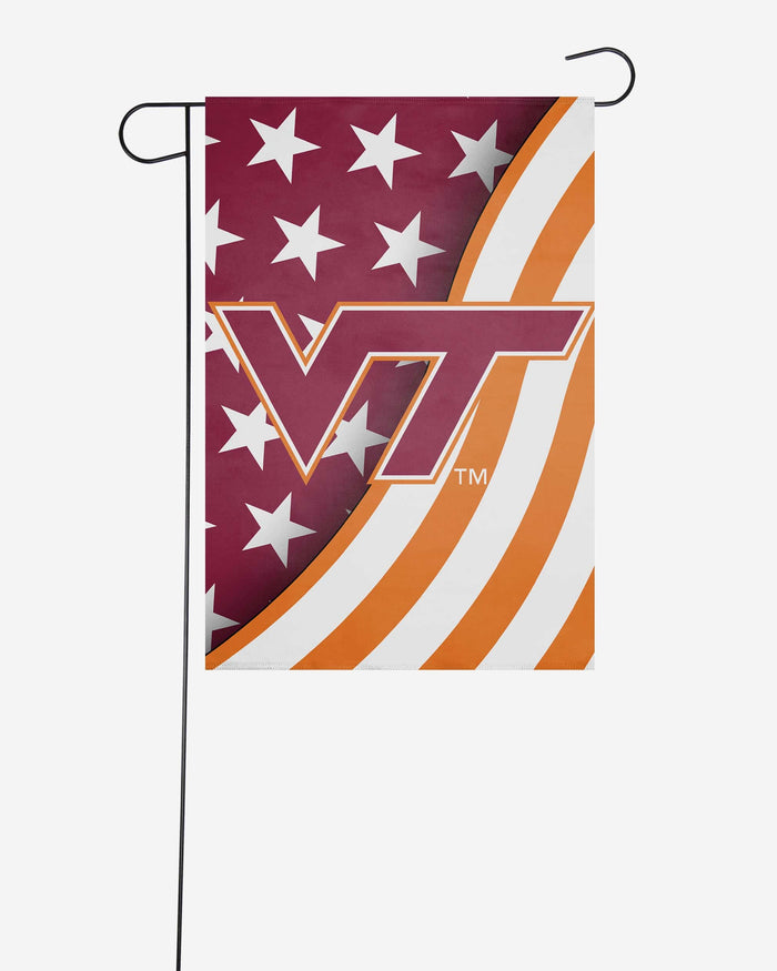 Virginia Tech Hokies Americana Garden Flag FOCO - FOCO.com