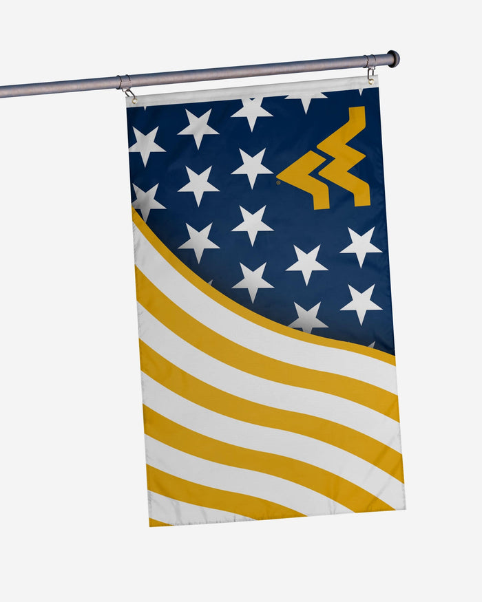 West Virginia Mountaineers Americana Horizontal Flag FOCO - FOCO.com