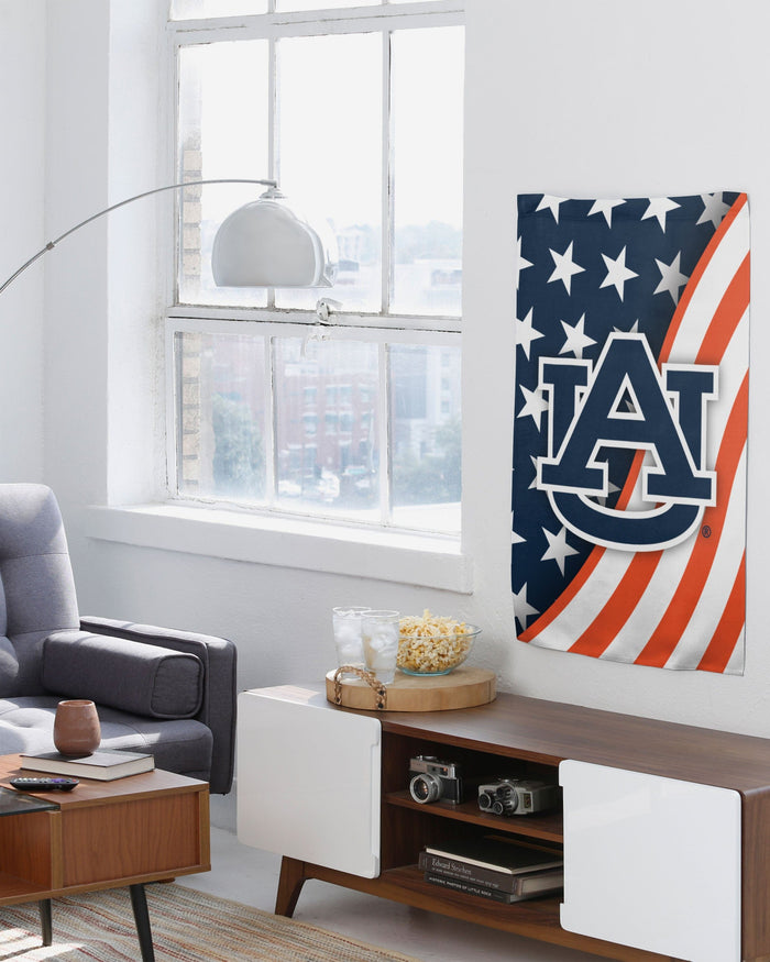 Auburn Tigers Americana Vertical Flag FOCO - FOCO.com