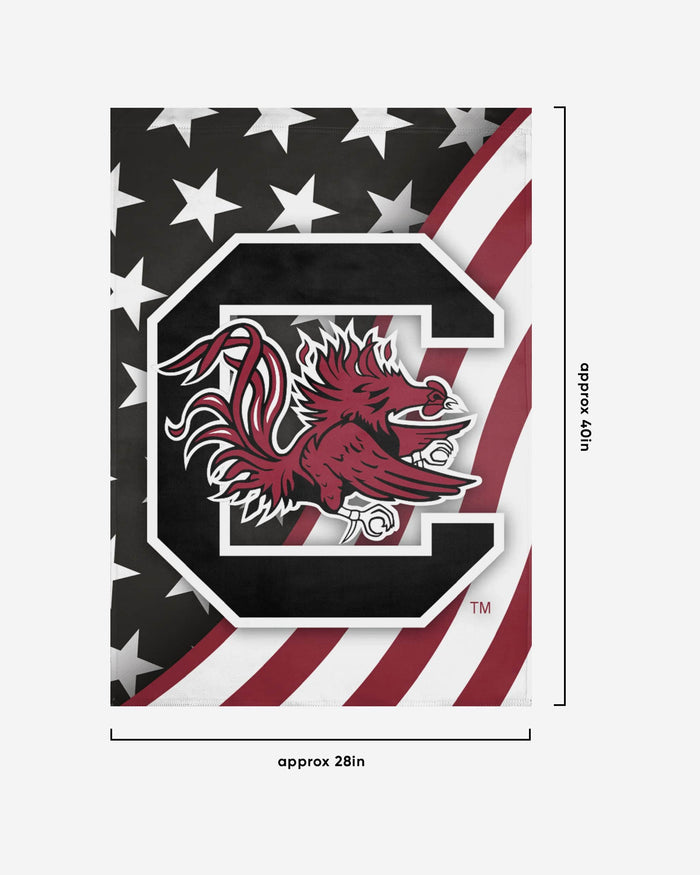 South Carolina Gamecocks Americana Vertical Flag FOCO - FOCO.com