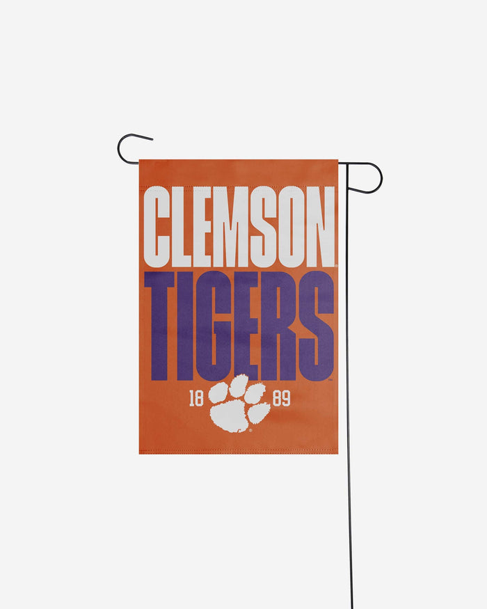 Clemson Tigers Garden Flag FOCO - FOCO.com