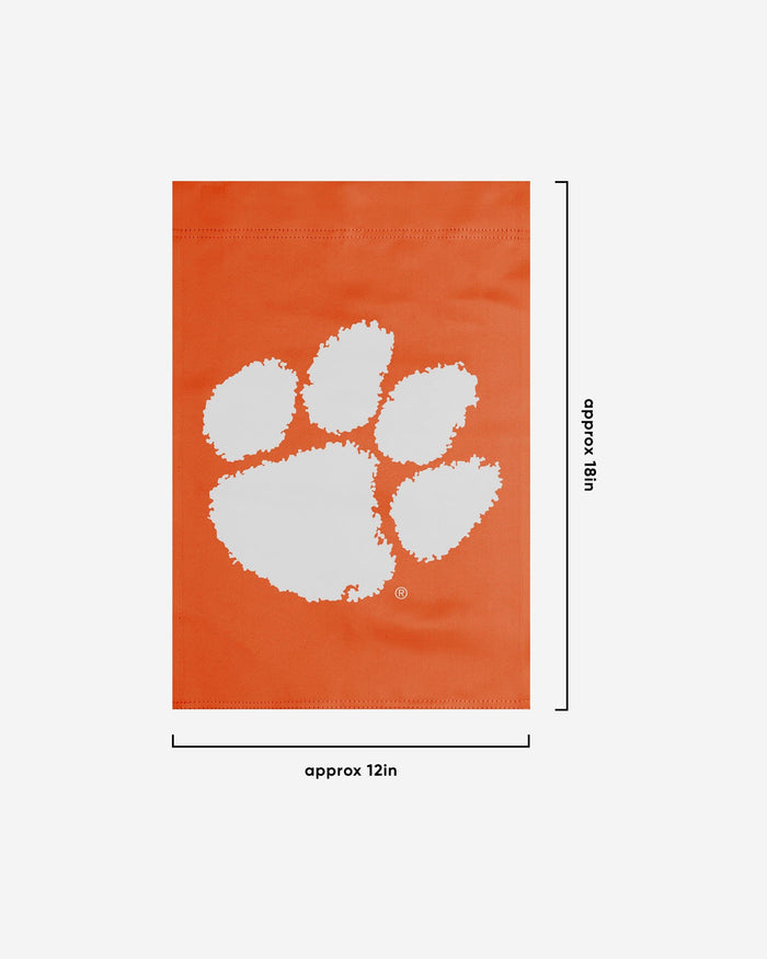 Clemson Tigers Solid Garden Flag FOCO - FOCO.com