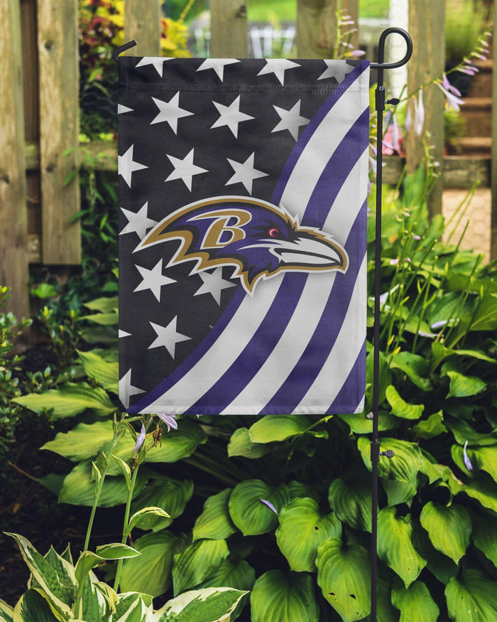 Baltimore Ravens Americana Garden Flag FOCO - FOCO.com