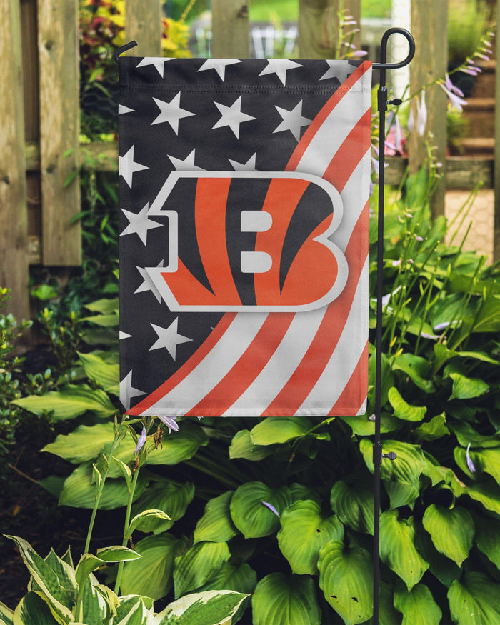 Cincinnati Bengals Americana Garden Flag FOCO - FOCO.com