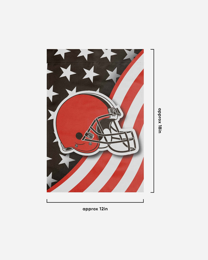 Cleveland Browns Americana Garden Flag FOCO - FOCO.com