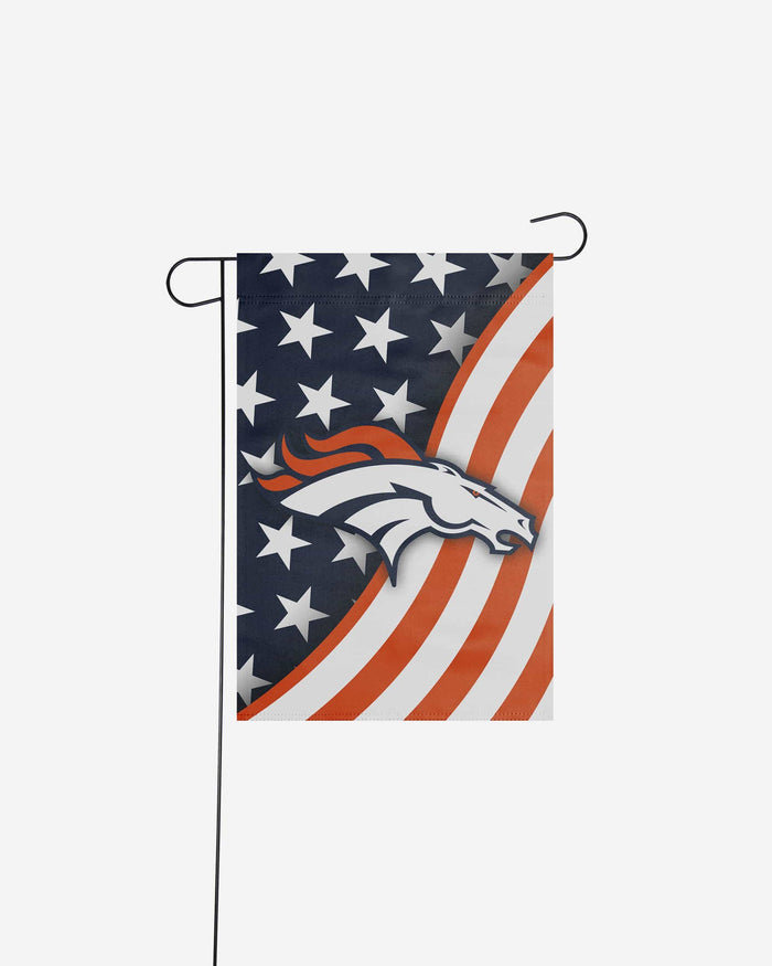 Denver Broncos Americana Garden Flag FOCO - FOCO.com