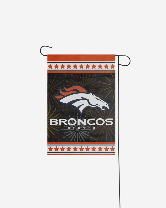 Denver Broncos Americana Garden Flag FOCO - FOCO.com